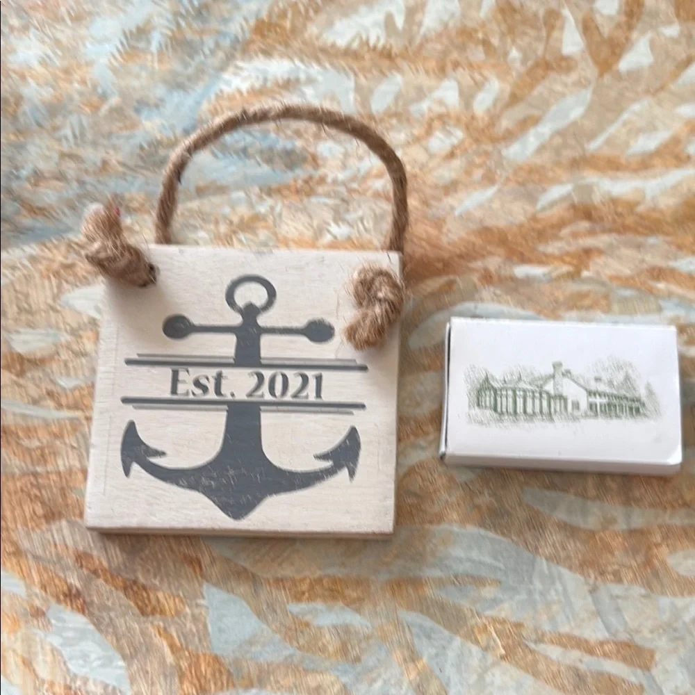 Sale 5 items for $20😎 Gray and White Nautical Art Wall Decor